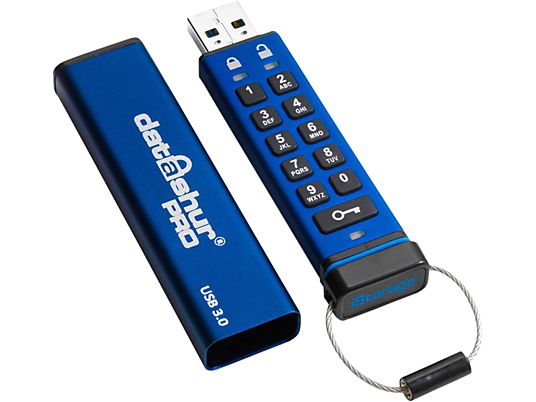 ISTORAGE datAshur Pro - USB-Stick  (8 GB, Blau)