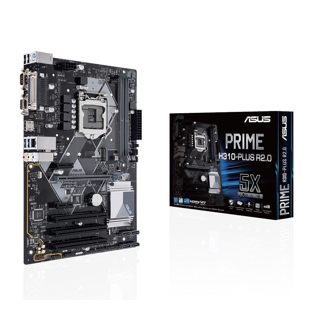ASUS Prime H310-Plus Mainboard Schwarz