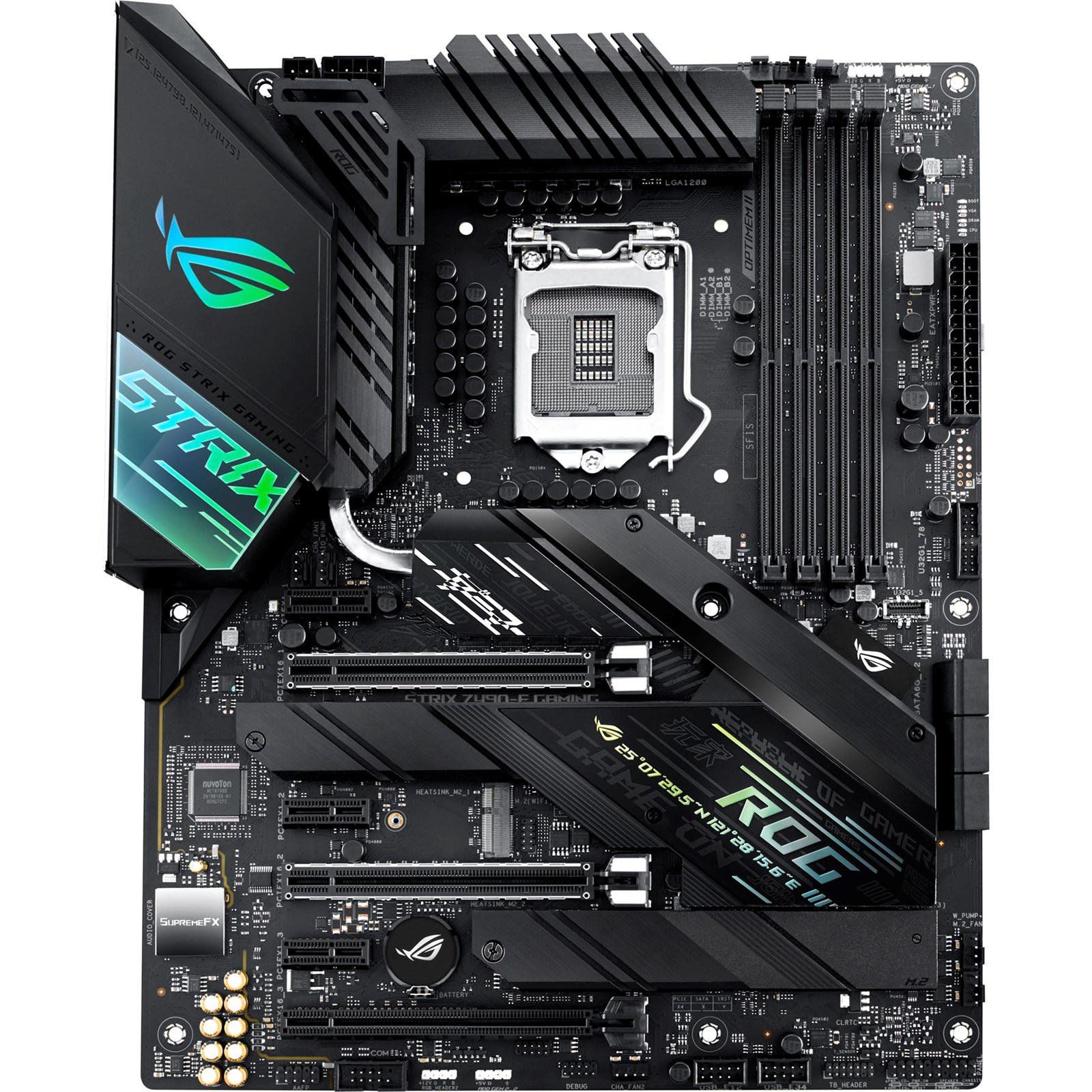 ASUS ROG STRIX Z490-F GAMING Mainboard Schwarz