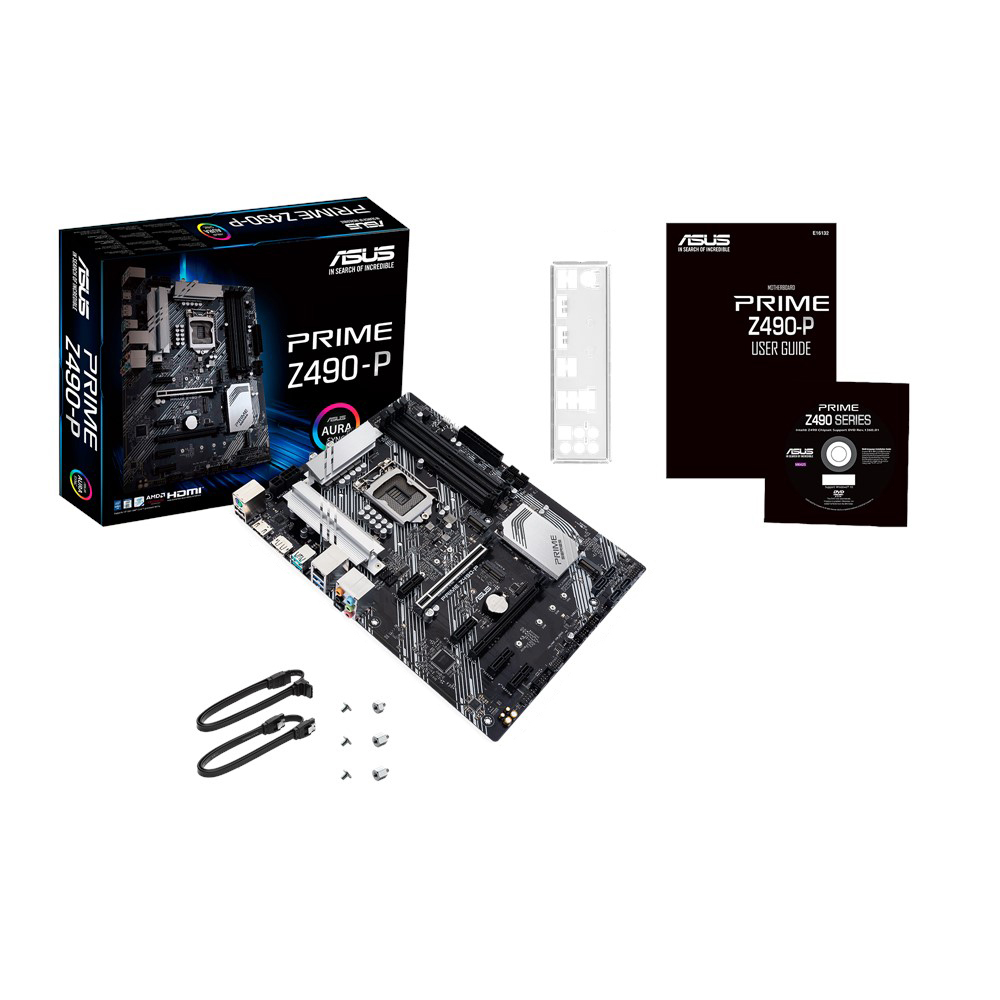 ASUS PRIME Z490-P Mainboard Schwarz