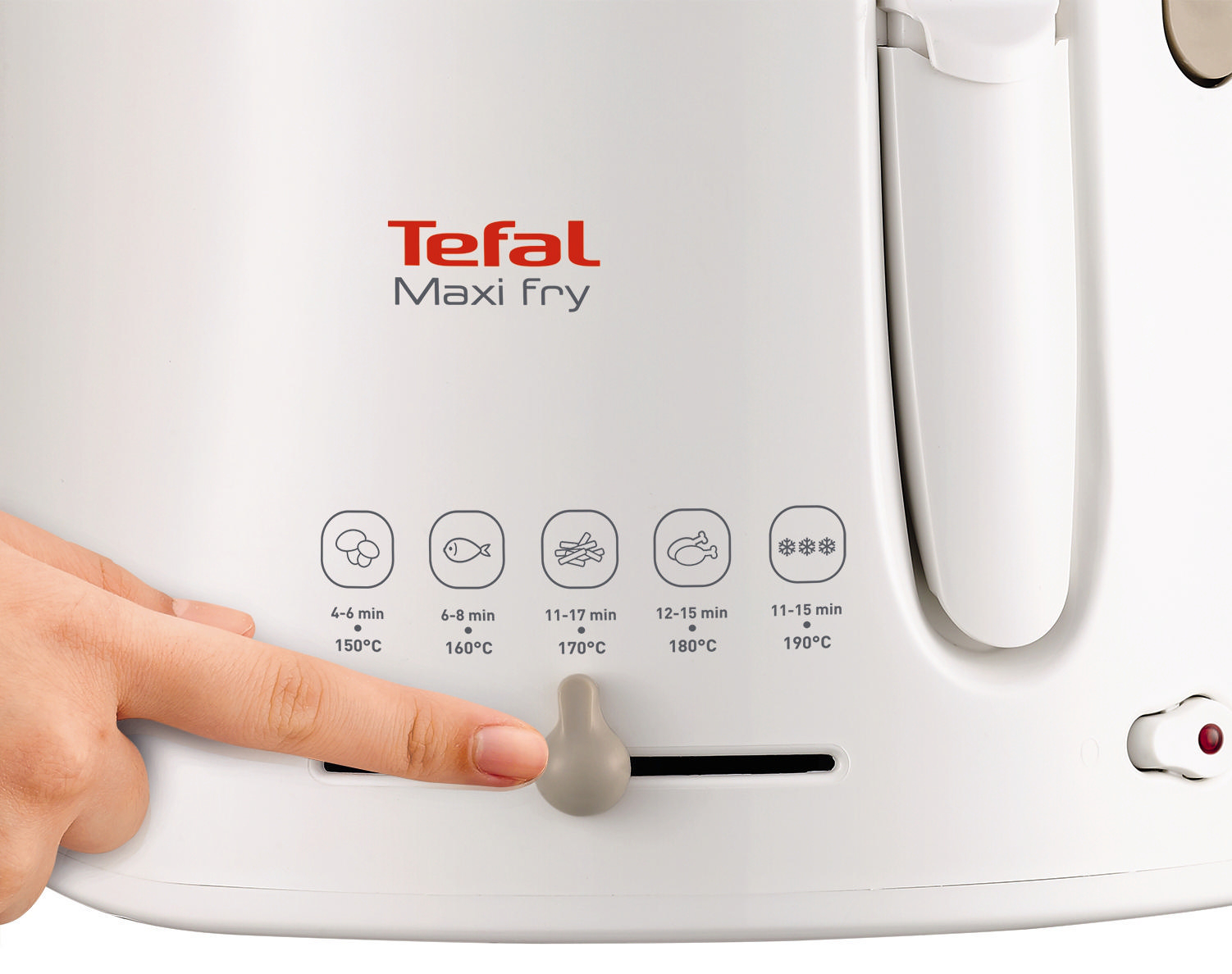 TEFAL FF 1000 MaxiFry Fritteuse 1900 Watt Weiß