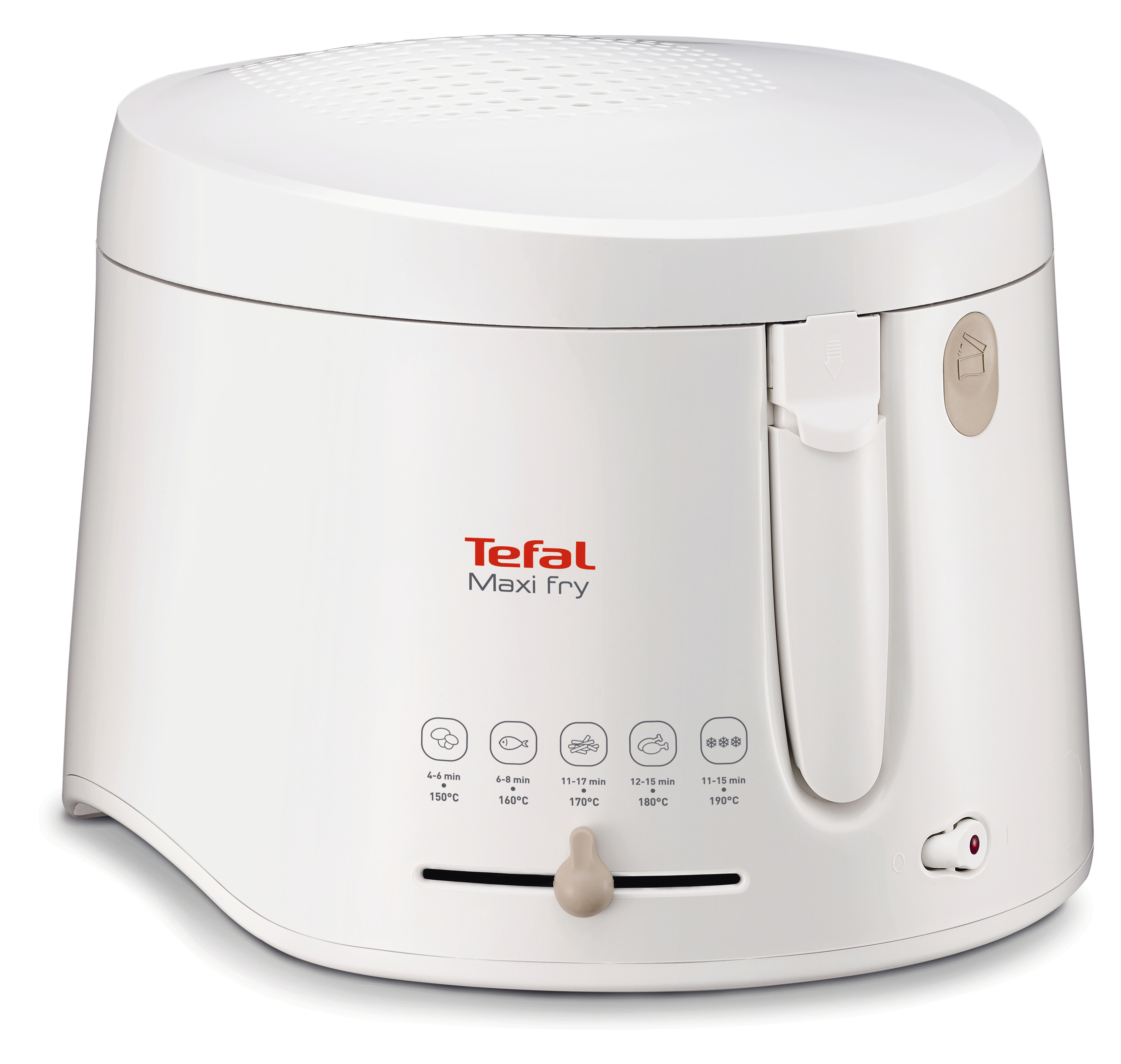 TEFAL FF 1000 MaxiFry Fritteuse 1900 Watt Weiß