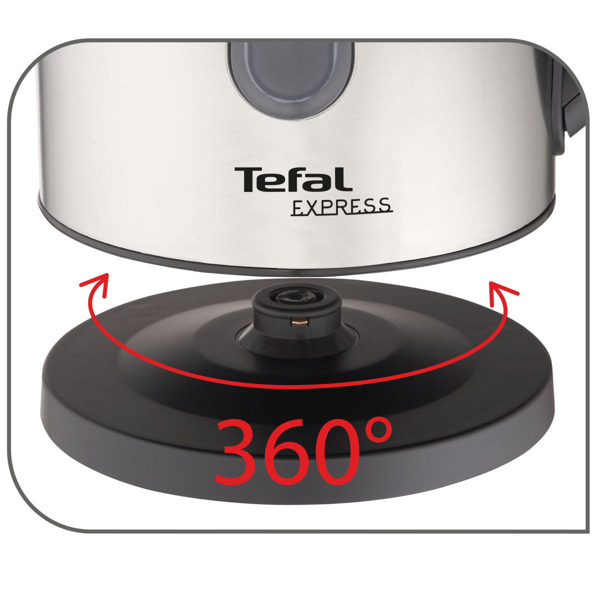 TEFAL KI 170 D 10 Wasserkocher, Edelstahl