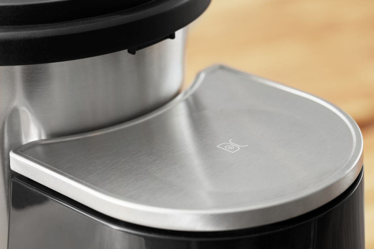 MOULINEX HF4568 Click Chef Küchenmaschine mit Kochfunktion Schwarz (Rührschüsselkapazität: 3,6 l, 1400 Watt)