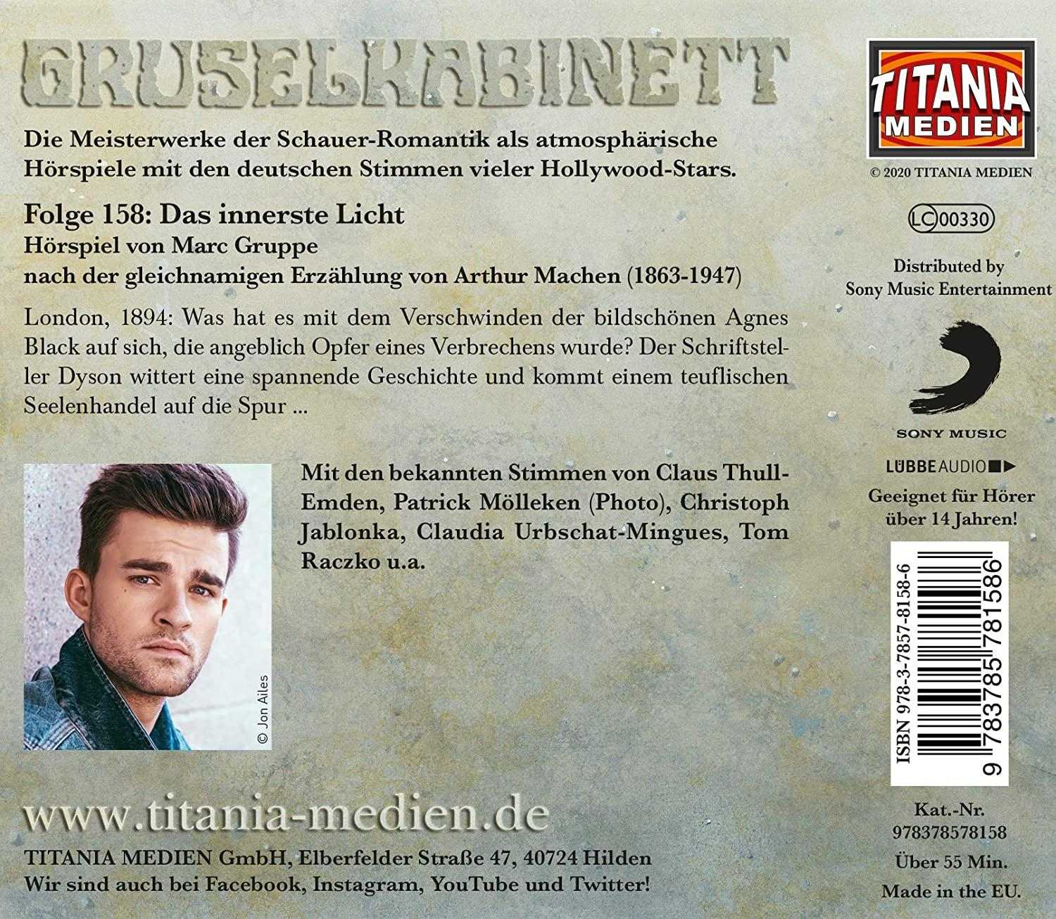 Gruselkabinett - Gruselkabinett (158): Das innerste Licht  - (CD)