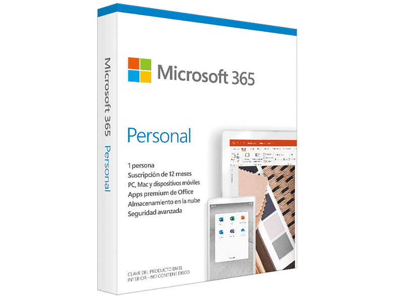 Software - Microsoft Office 365 Personal 1 año (Formato Digital)
