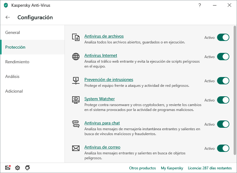 Antivirus - KAV Kaspersky antivirus 3 Dispositivos (Suscripción Digital)