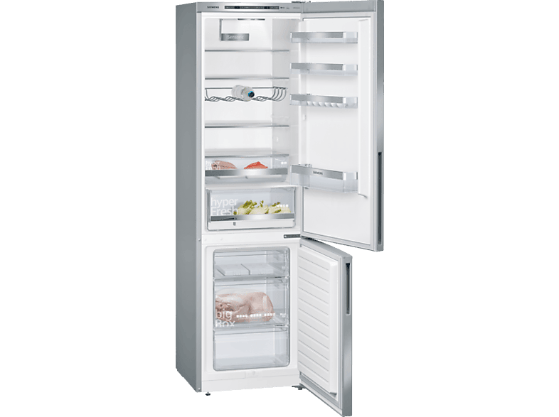SIEMENS KG39EAICA IQ500 Kühlgefrierkombination (C, 347 l, 2010 mm hoch, inox-antifingerprint)