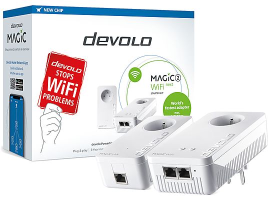 DEVOLO Powerline Magic 2 Next WiFi Starter Kit Blanc (8621)