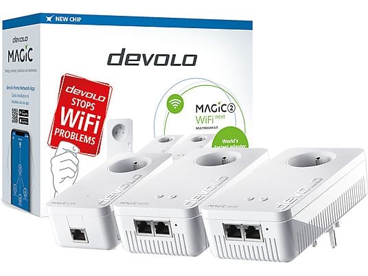 DEVOLO Powerline Magic 2 Next WiFi Multiroom Kit Blanc (8629)