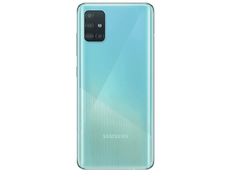 Samsung Galaxy A51, Azul, 128GB, 4GB RAM, 6.5" FHD+, Exynos9611, Android + Inst. Protector Pantalla