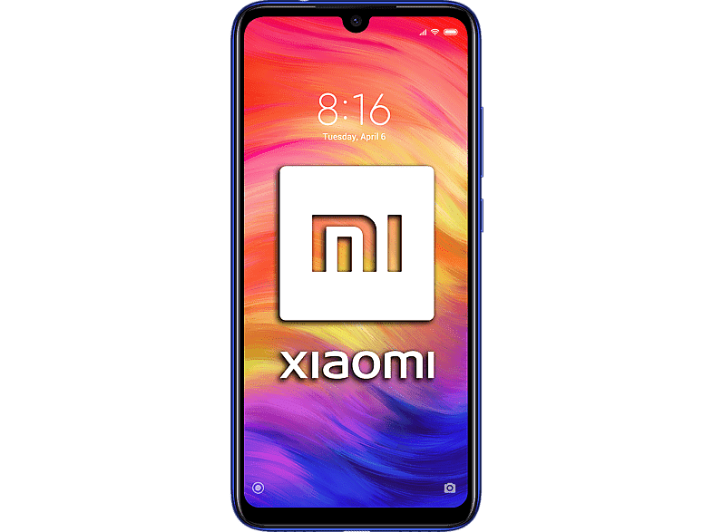 Móvil - Xiaomi Redmi Note 7, Azul, 64GB, 4GB RAM, 6.3" FHD+, Snapdragon 660 + Inst. Protector Pantalla