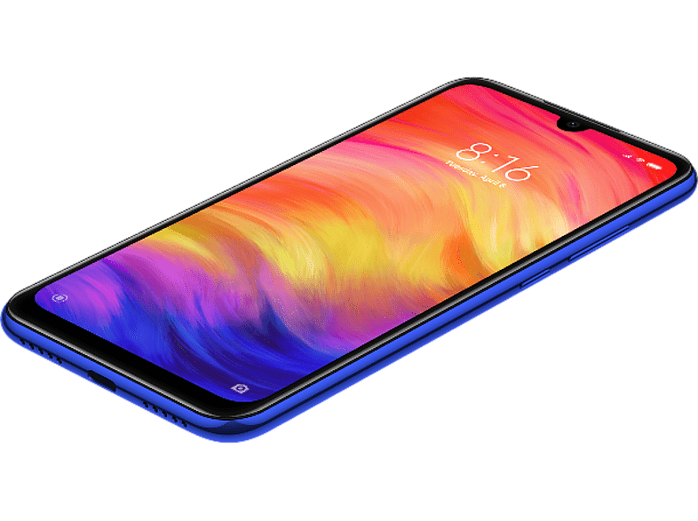 Móvil - Xiaomi Redmi Note 7, Azul, 64GB, 4GB RAM, 6.3" FHD+, Snapdragon 660 + Inst. Protector Pantalla