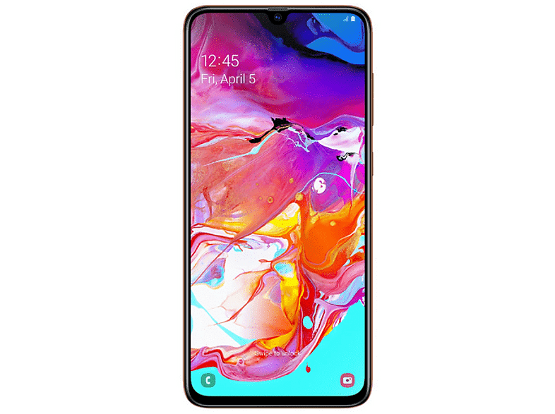 Samsung Galaxy A70, Coral, 128GB, 6GB RAM, 6.7" FHD+, SM6150, Android + Inst. Protector Pantalla