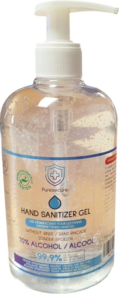 MERCHANDISING Gel désinfectant pour les mains 500 ml (PUREPROT500ML)