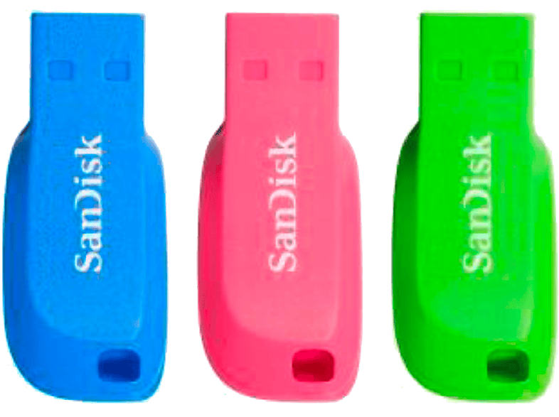 Sandisk Usb-stick Cruze Blade 32 Gb 3 Stuks