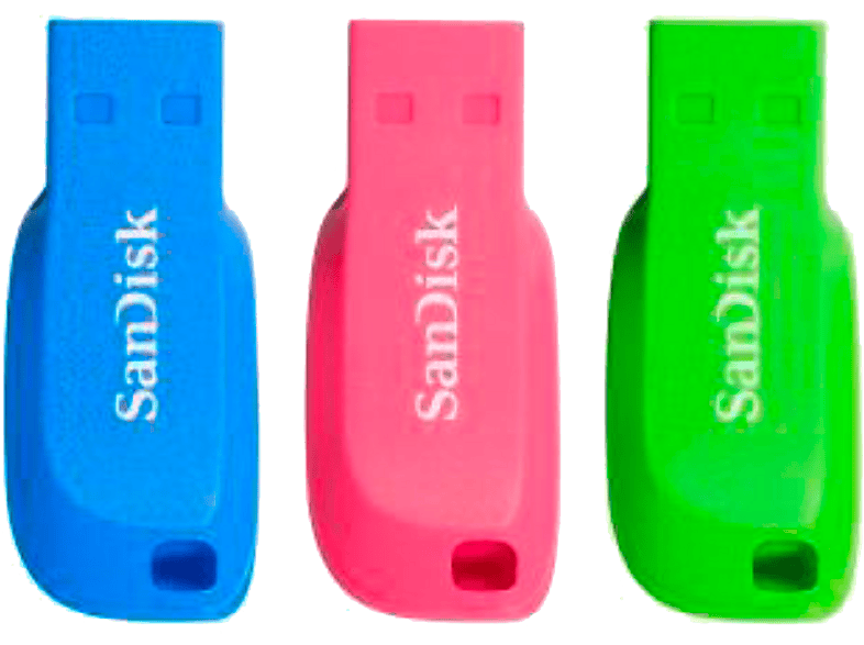 SanDisk Cruzer Blade 32GB USB Flash Drive 3-Pack