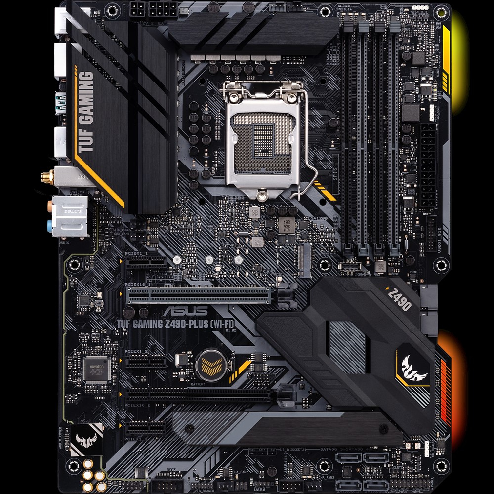 ASUS TUF Gaming Z490-PLUS (WI-FI) Mainboard Schwarz