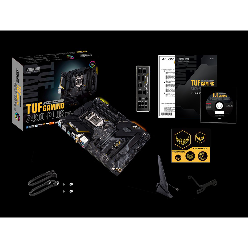 ASUS TUF Gaming Z490-PLUS (WI-FI) Mainboard Schwarz