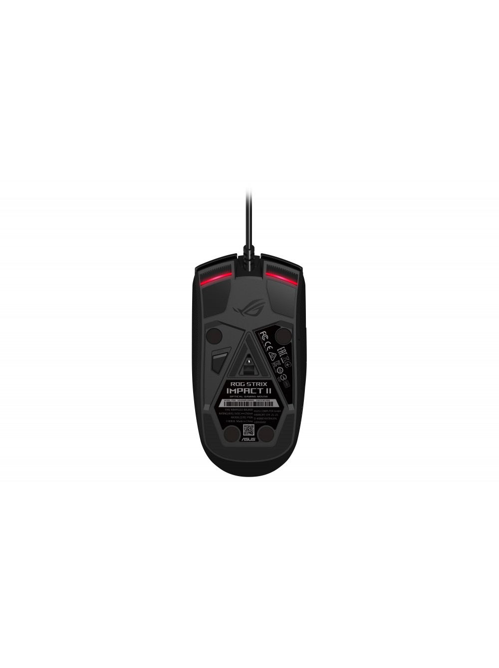 ASUS ROG Strix Impact II Gaming-Maus, Schwarz
