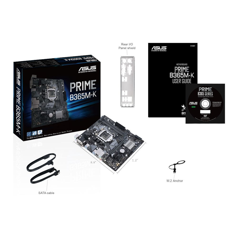 ASUS 90MB10M0-M0EAY0 PRIME B365M-K Mainboard Schwarz