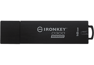 KINGSTON Ironkey D300 - Chiavetta USB  (16 GB, Nero)