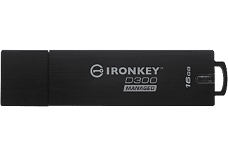 KINGSTON Ironkey D300 - Clé USB  (16 GB, Noir)