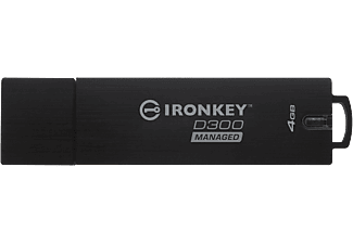 KINGSTON Ironkey D300 - Chiavetta USB  (4 GB, Nero)