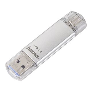 HAMA C-Laeta - Clé USB  (256 GB, Argent)