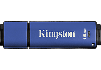 KINGSTON DT Vault Privacy - Chiavetta USB  (16 GB, Nero/Blu)