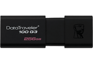 KINGSTON DataTraveler 100 G3 - Chiavetta USB  (256 GB, Nero)
