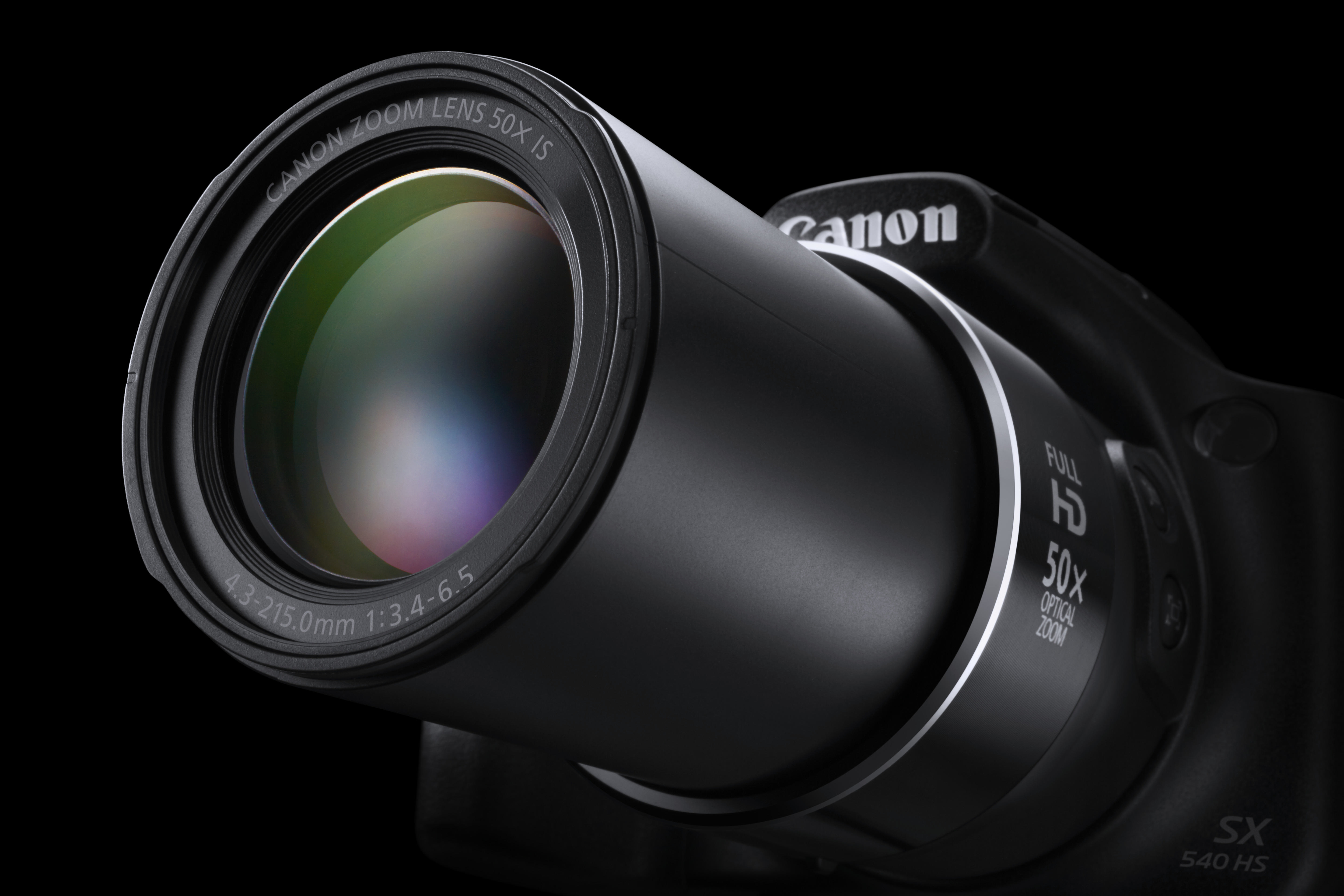 CANON PowerShot SX540 HS Digitalkamera Schwarz, 50fach opt. Zoom, LCD (TFT), WLAN