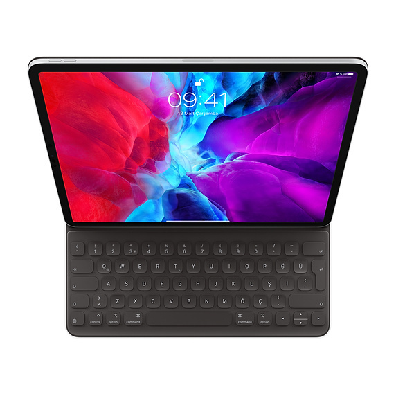 APPLE 12.9" Folio Türkçe Q Akıllı Klavye Siyah MXNL2TQ/A