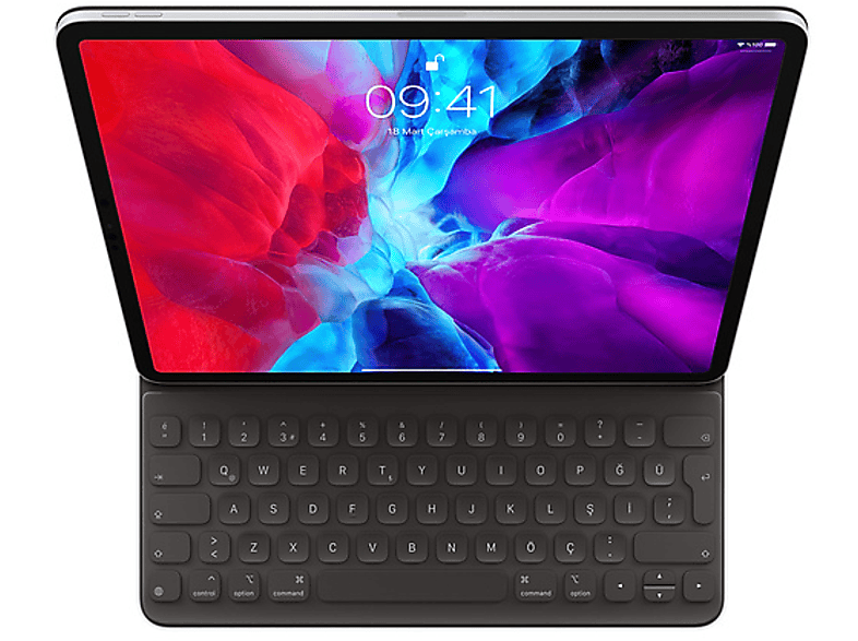 APPLE 12.9" Folio Türkçe Q Akıllı Klavye Siyah MXNL2TQ/A