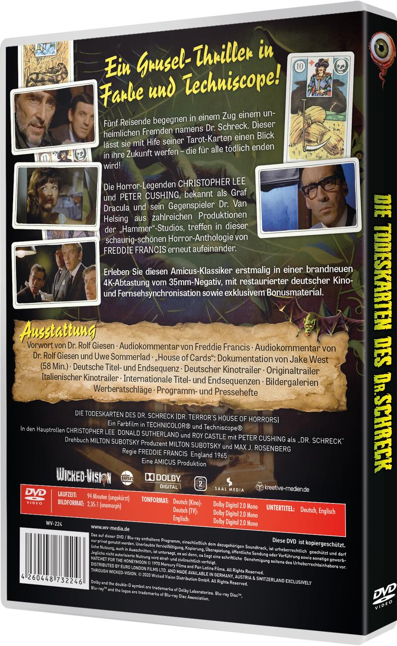 DVD-Hülle hinten mit Text, Bildern von Personen und einem Filmtitel auf Deutsch.