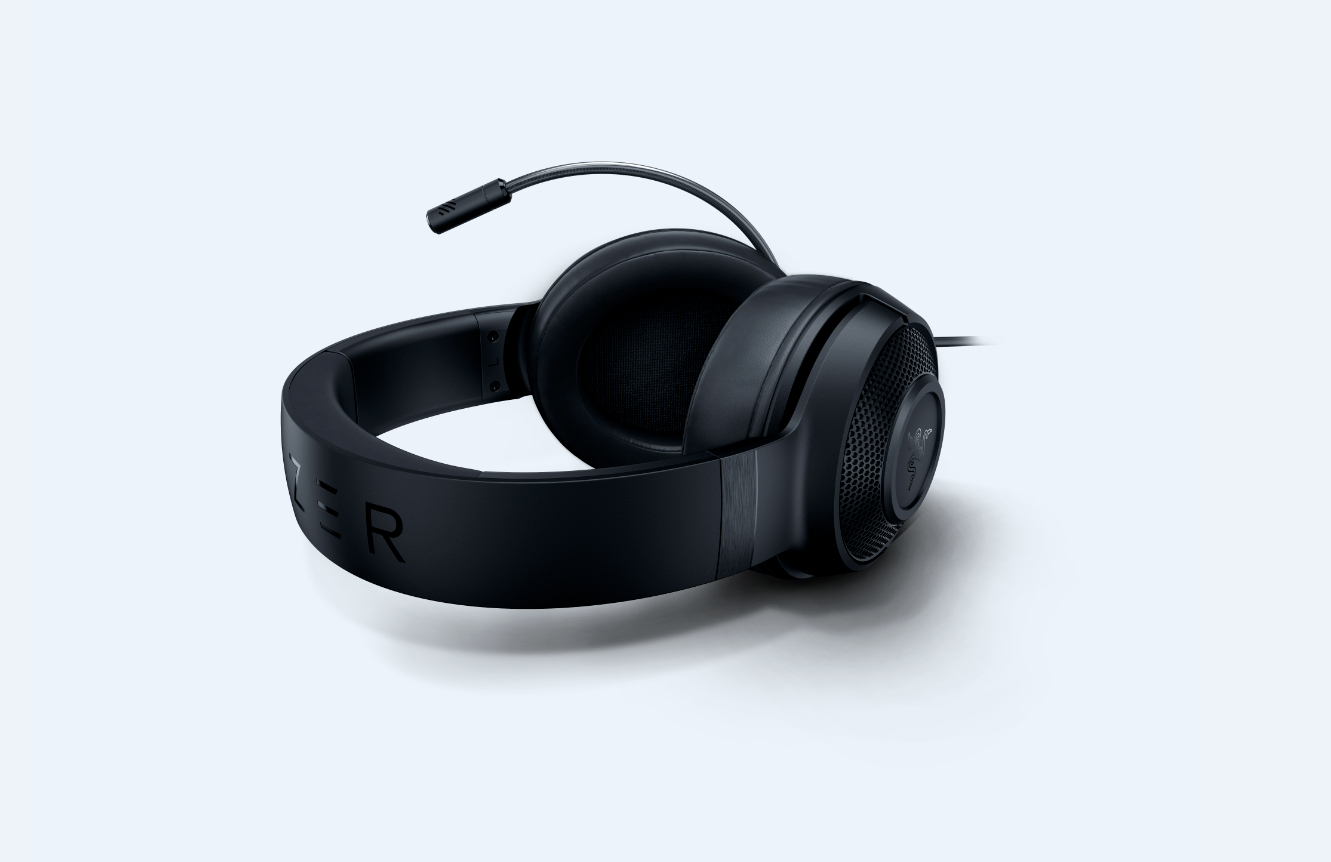 RAZER Kraken X Lite, Schwarz Over-ear Gaming Headset