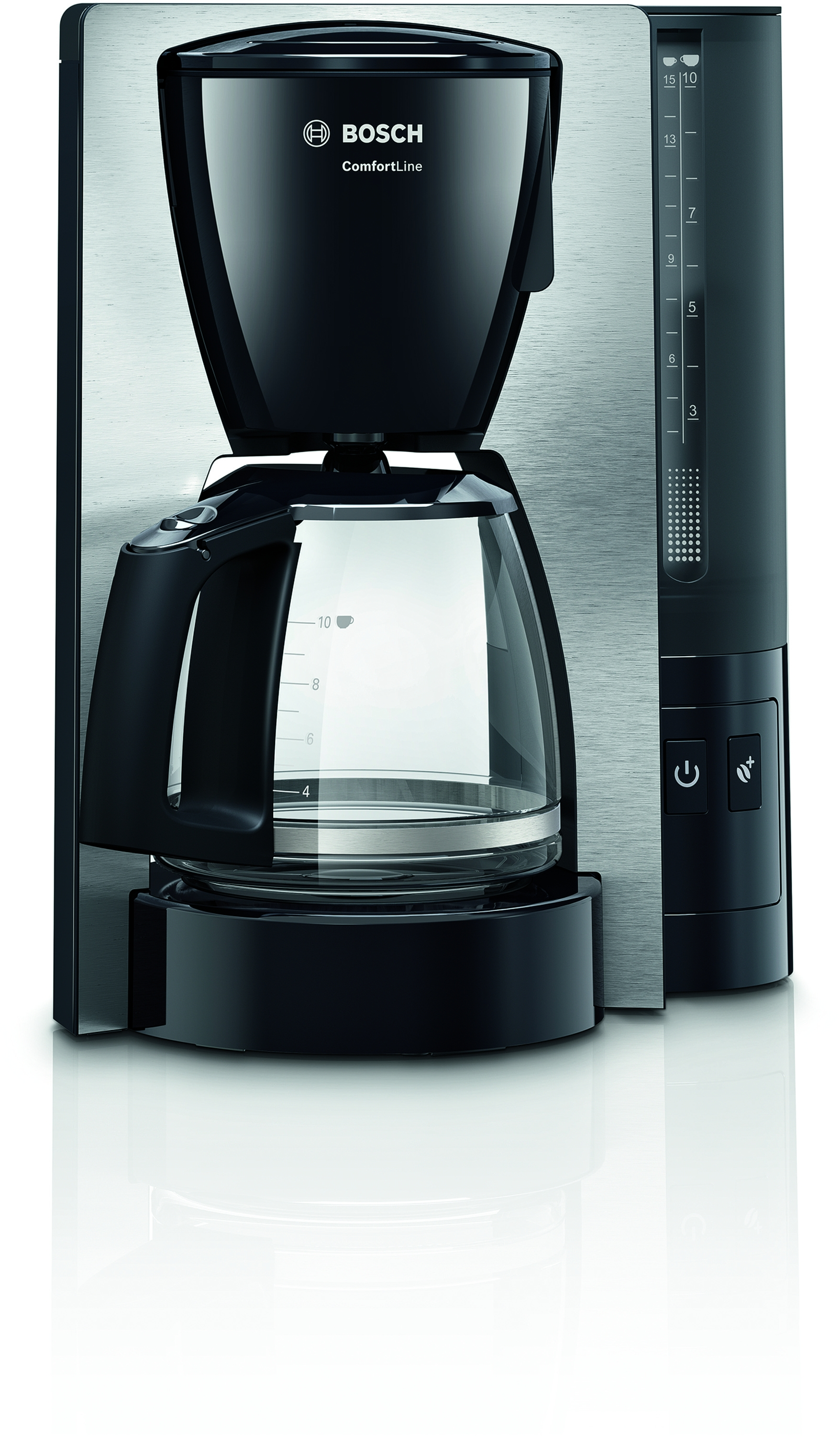 BOSCH TKA6A643 ComfortLine Kaffeemaschine Edelstahl/Schwarz