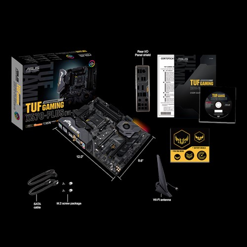 ASUS TUF Gaming X570 Plus WIFI Mainboard Mehrfarbig