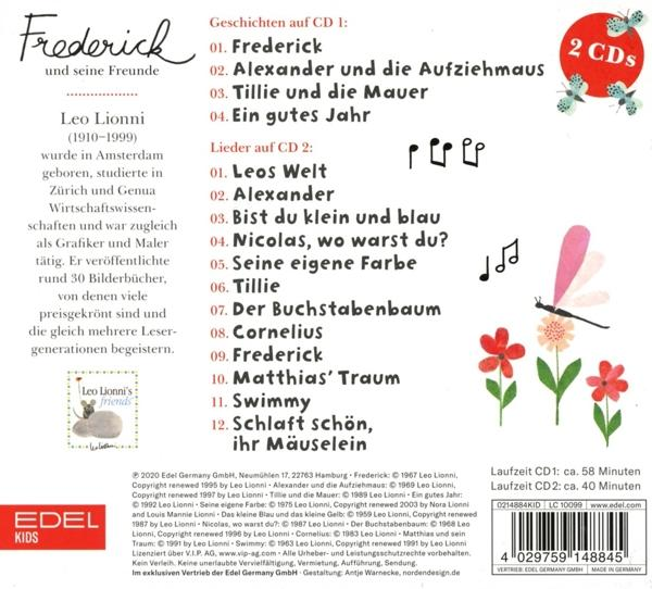 CD-Cover mit Text und Bildern. Das Cover zeigt Titel und Trackliste.