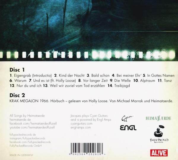 Rückseite einer CD mit deutschem Text. Logos und ein Barcode unten.