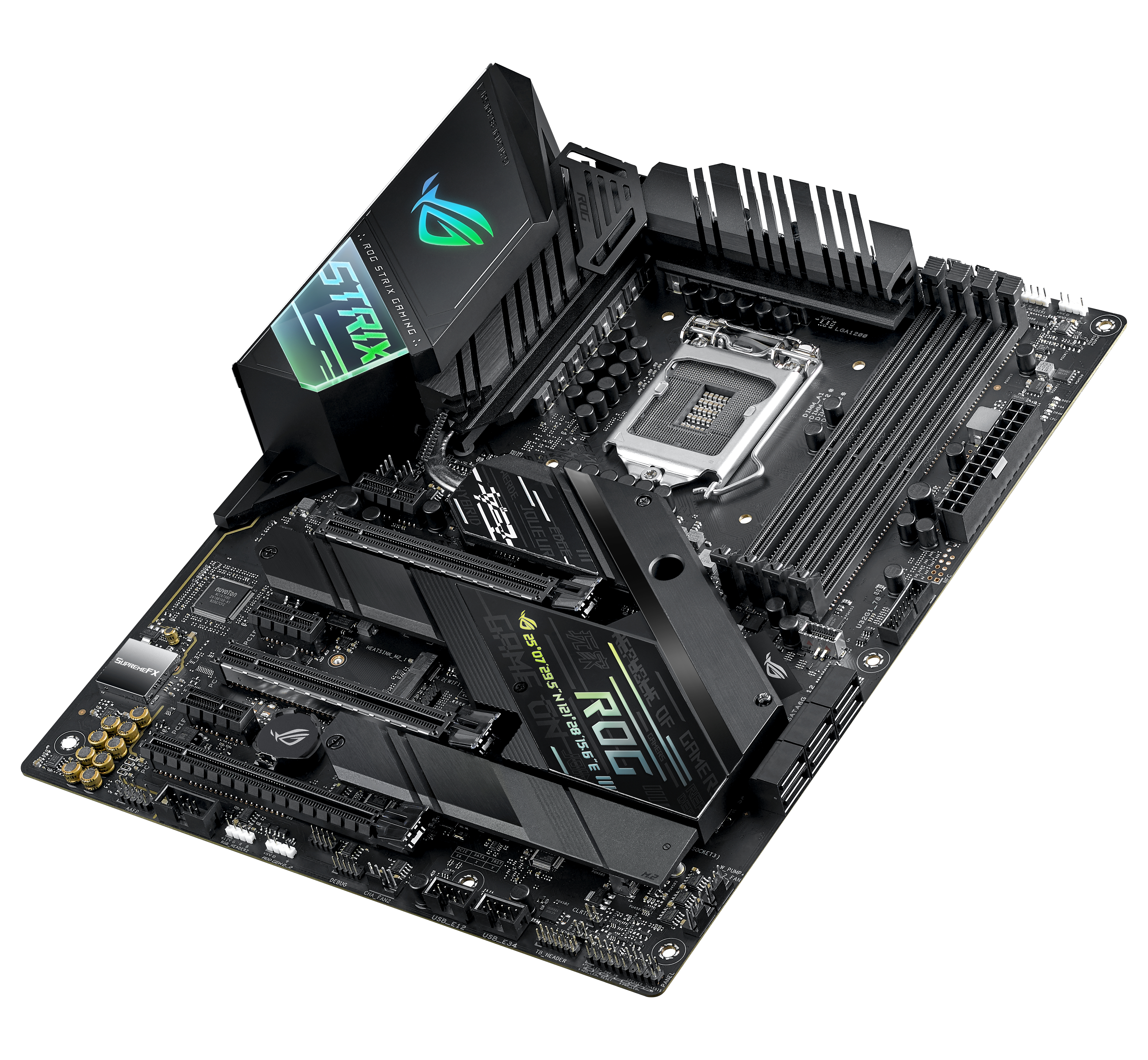 ASUS ROG STRIX Z490-F GAMING Mainboard Schwarz