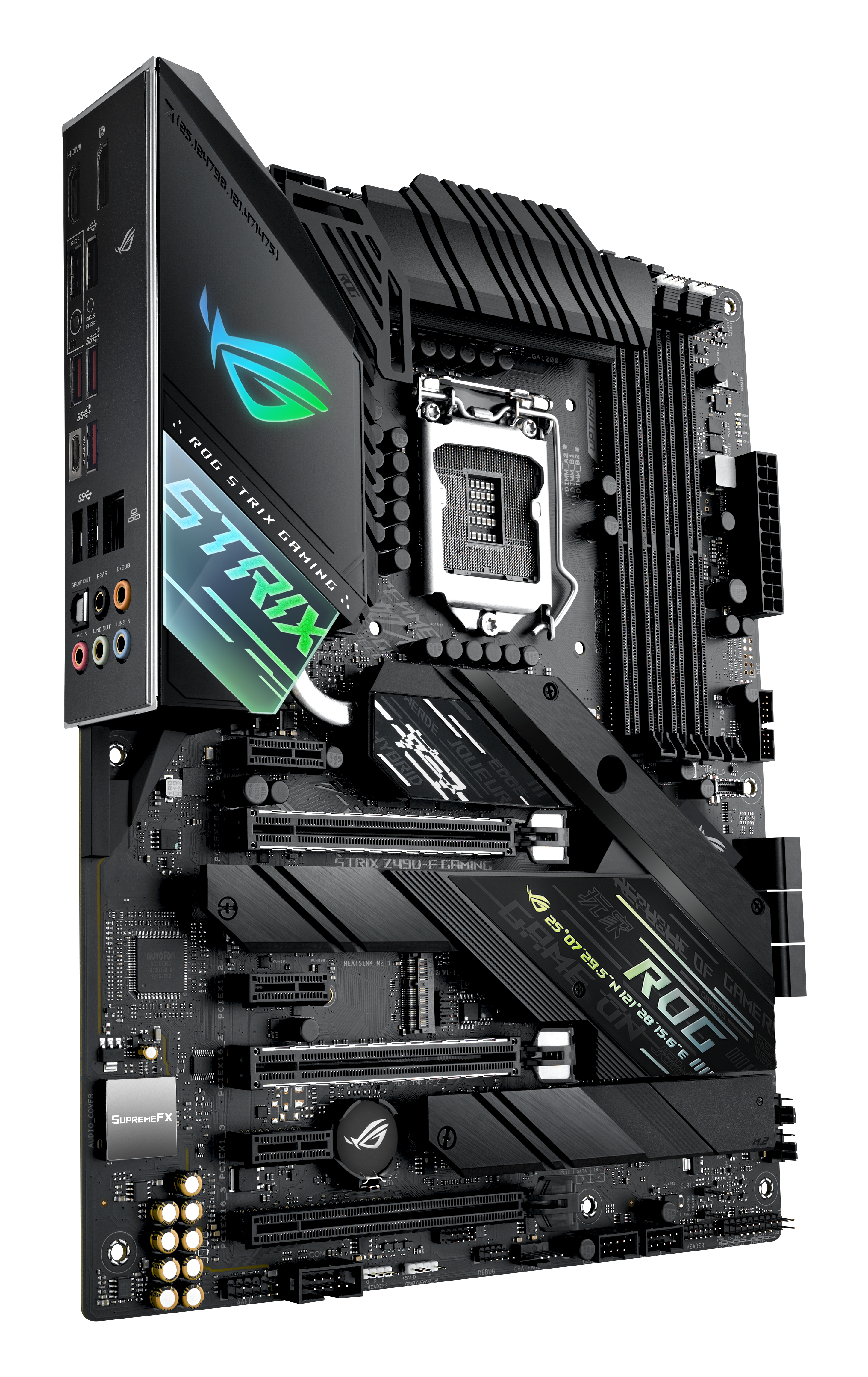 ASUS ROG STRIX Z490-F GAMING Mainboard Schwarz