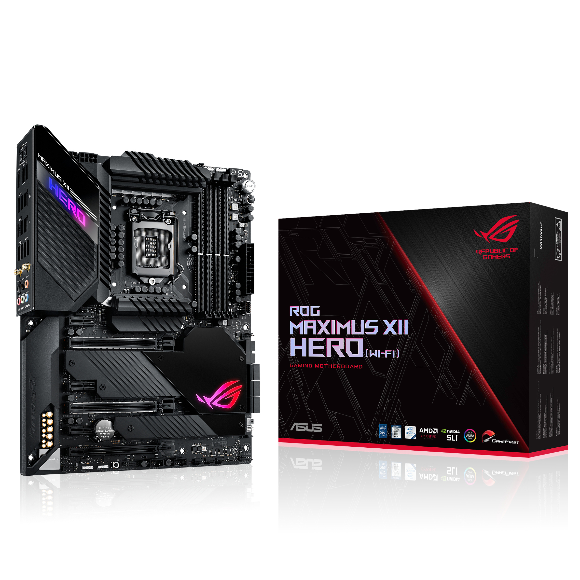 ASUS ROG MAXIMUS XII HERO WIFI Mainboard Schwarz