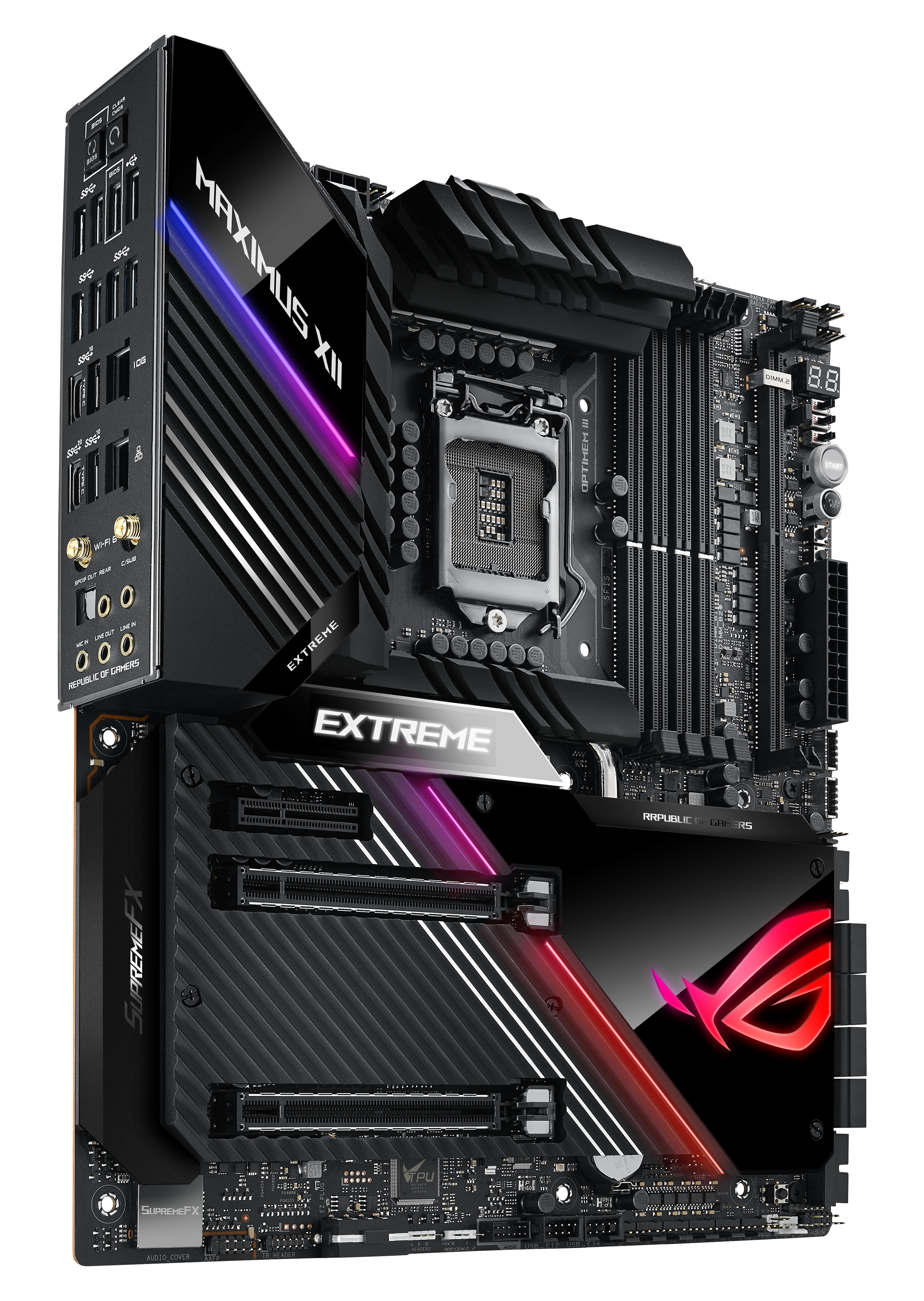 ASUS ROG MAXIMUS XII EXTREME Z490 Mainboard Schwarz
