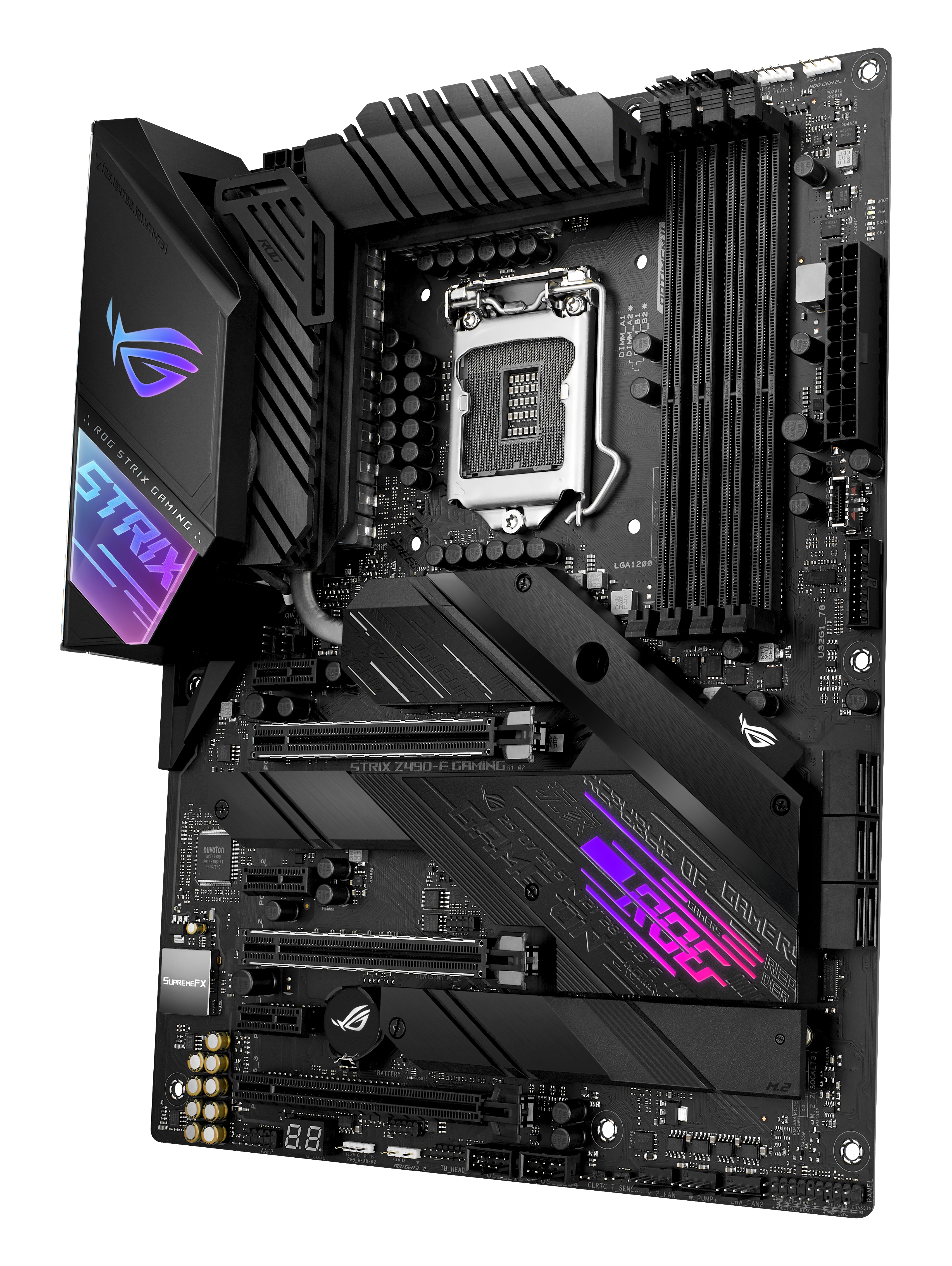 ASUS ROG STRIX Z490-E GAMING Mainboard Schwarz
