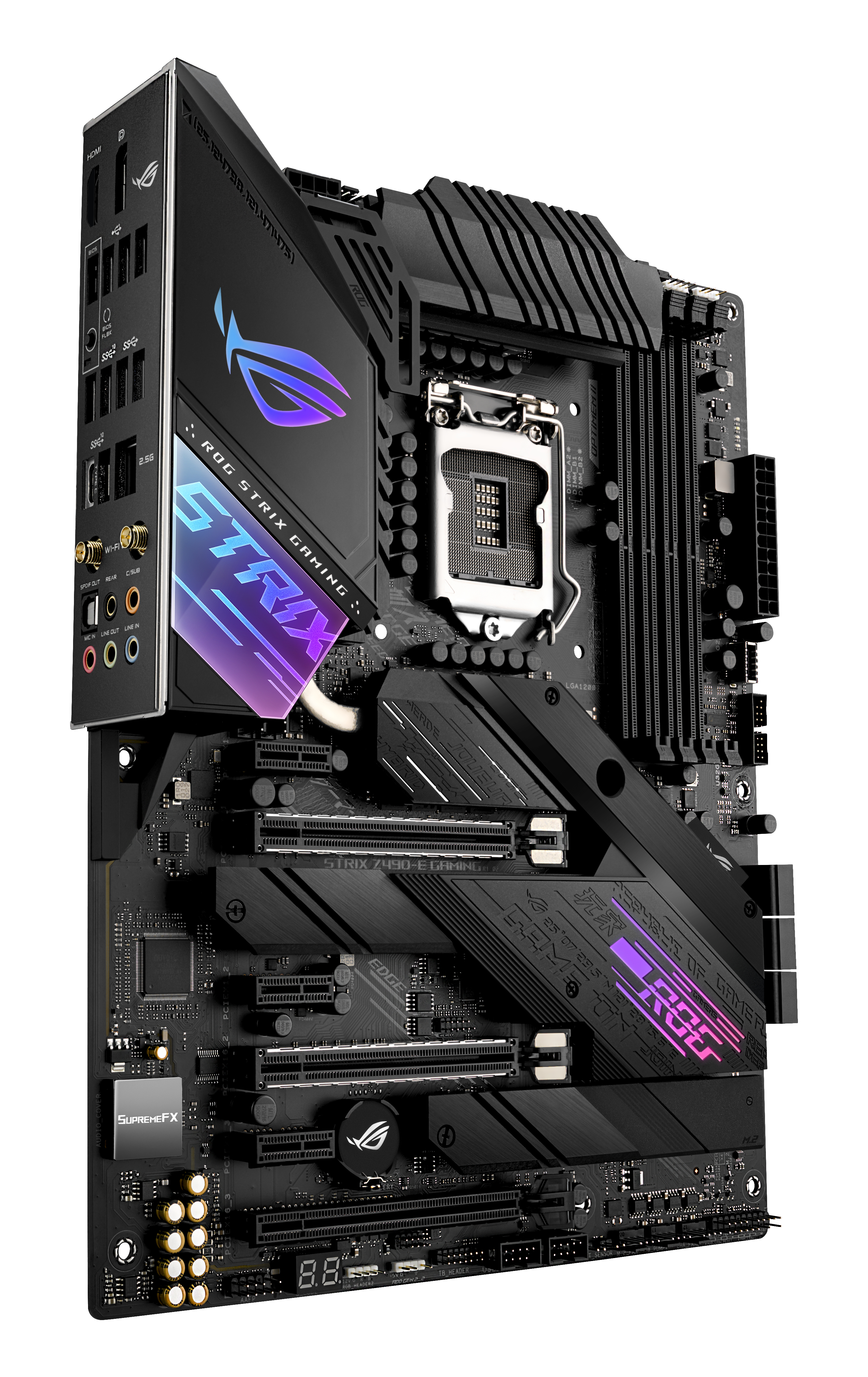 ASUS ROG STRIX Z490-E GAMING Mainboard Schwarz
