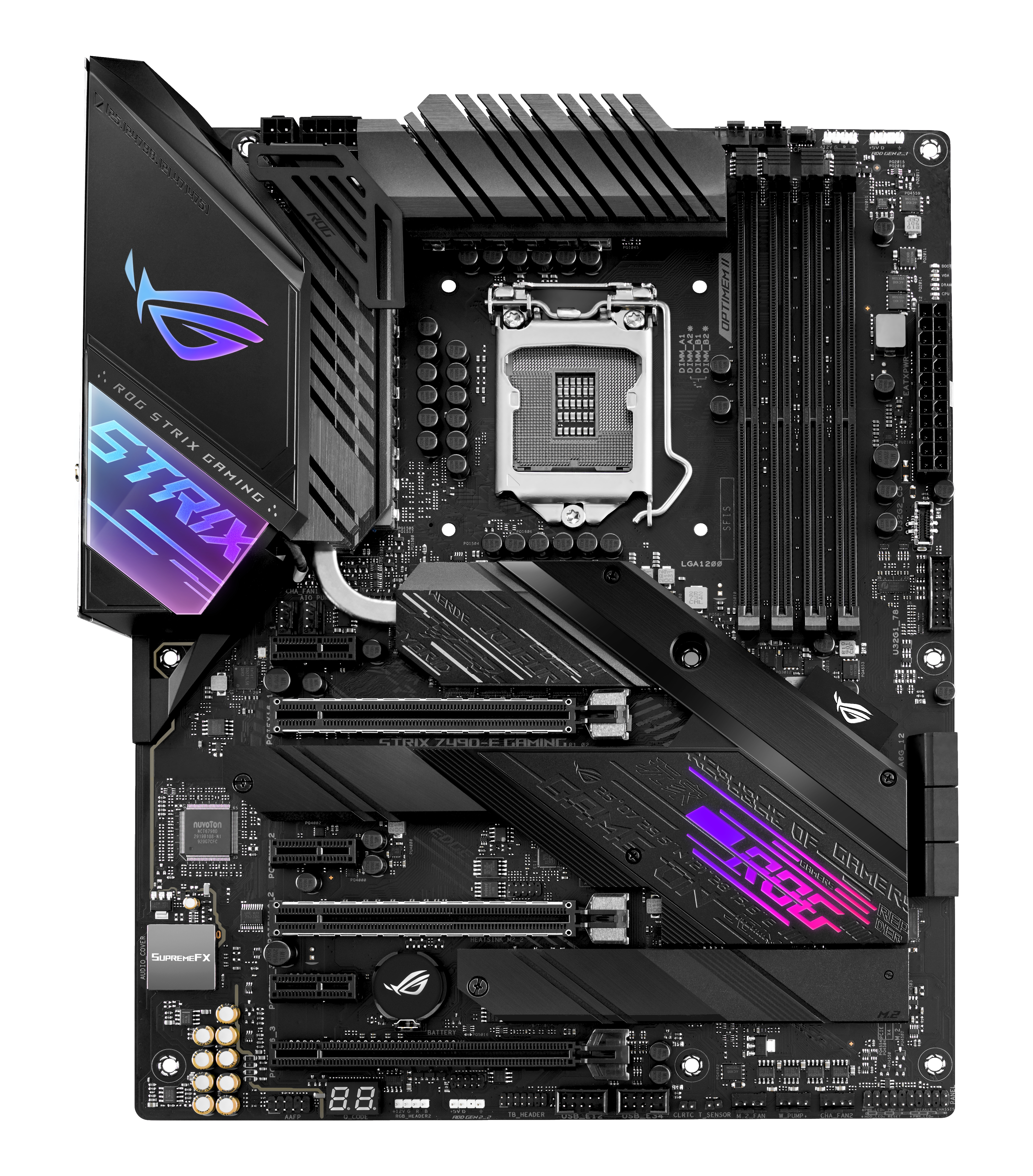 ASUS ROG STRIX Z490-E GAMING Mainboard Schwarz