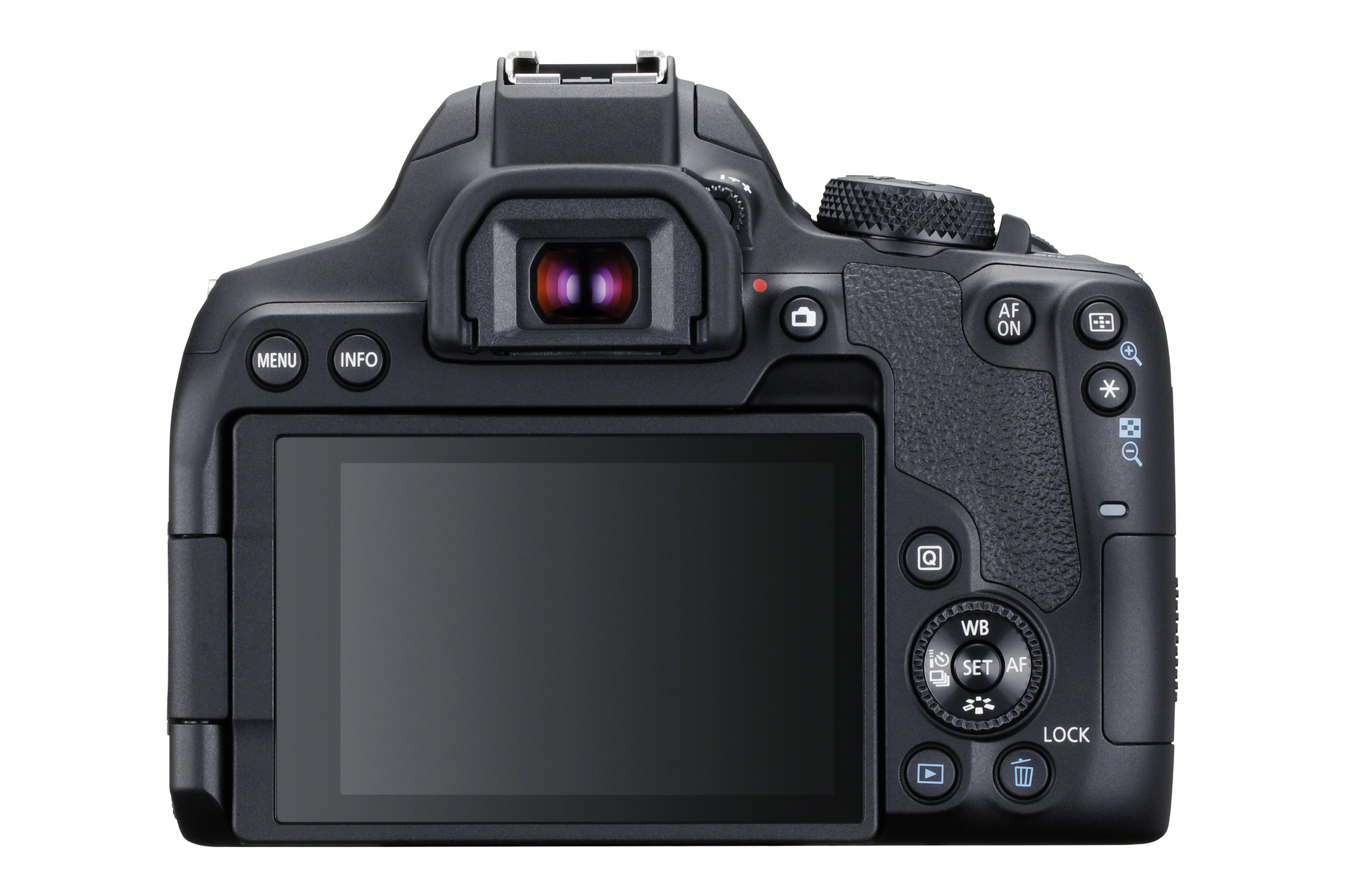 CANON EOS 850D Kit Spiegelreflexkamera, 24,1 Megapixel, 18-55 mm Objektiv (EF-S, IS II, STM), Touchscreen Display, WLAN, Schwarz