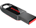 SANDISK Cruzer Spark - Chiavetta USB  (128 GB, Nero/Rosso)