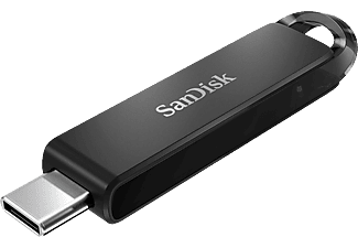 SANDISK Ultra - USB-Stick  (128 GB, Schwarz)